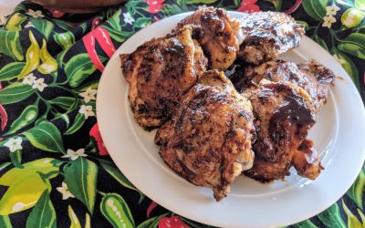 Homemade BBQ Chicken Thighs