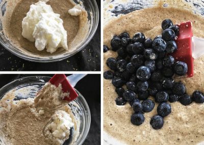 Blueberry Buckwheat Pancakes - Combine Everything Together Egg Whites