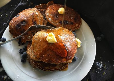 Blueberry Buckwheat Pancakes - Ready to Serve
