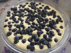 Homemade Blueberry Clafoutis- Pour & Bake
