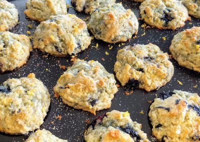 Homemade Blueberry Mini Muffins