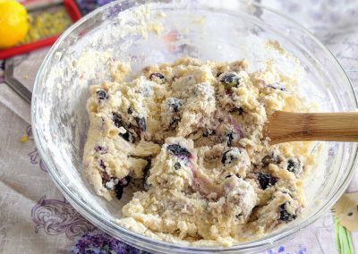 Homemade Blueberry Mini Muffins - Combine your Ingredients