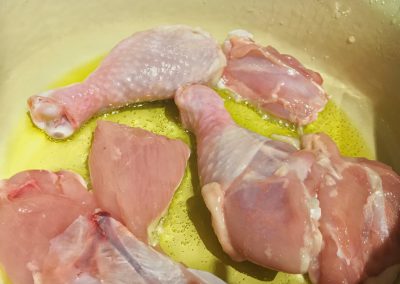 Homemade Chicken Fricassee Brown your Chicken