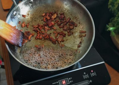 Caeser Salad - Fry your Bacon