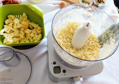 Cauliflower Pizza Crust - Dice and Bake