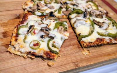 Homemade Gluten-Free Cauliflower Pizza Crust