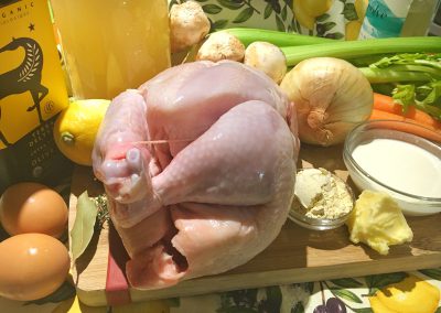 Homemade Chicken Fricassee - Ingredients