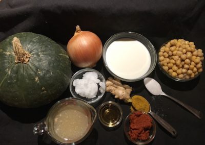 Curried Kabocha Squash - Ingredients