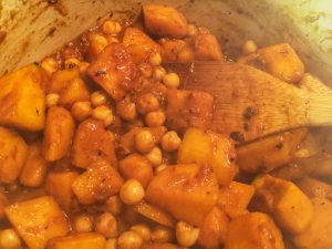 Curried Kabocha Squash - Saute