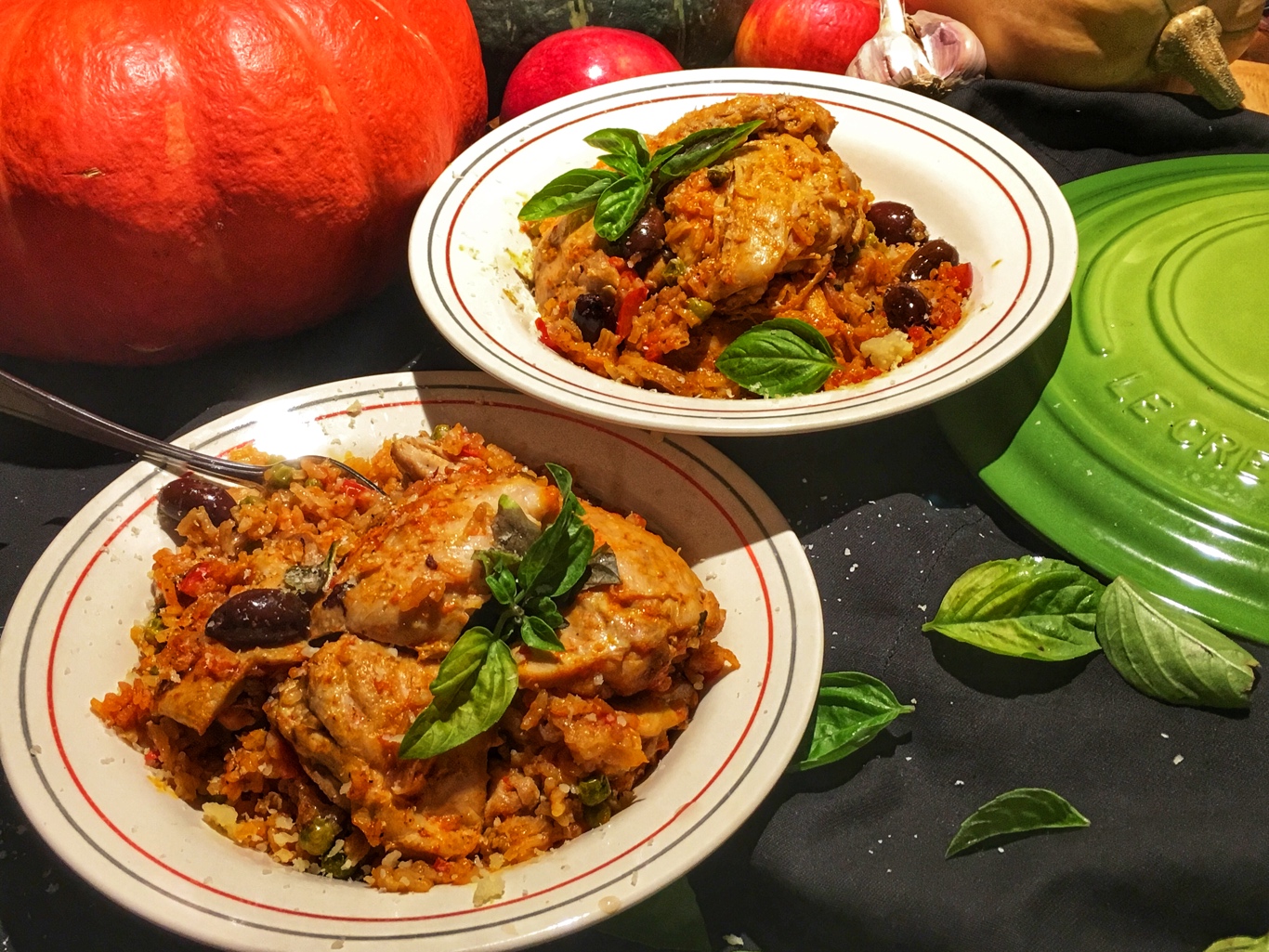 Dutch Oven Chicken and Rice - Ready to Serve