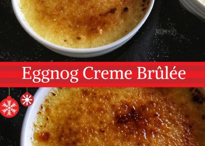Eggnog Creme Brulee