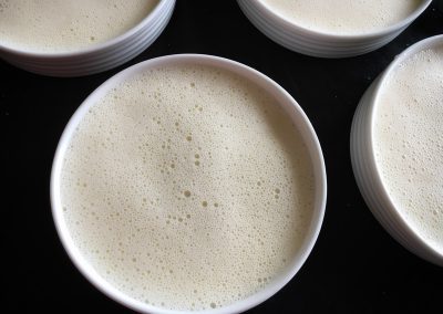 Eggnog Creme Brûlée - Pour into Ramekins