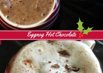 Eggnog Hot Chocolate