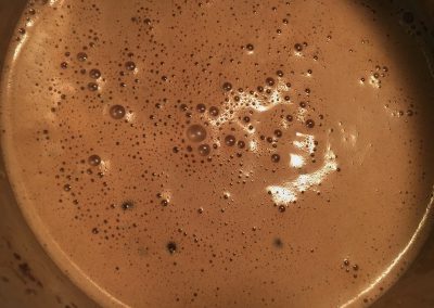 Eggnog Hot Chocolate - Combine Most of your Ingredients