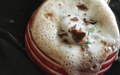 Homemade Eggnog Hot Chocolate