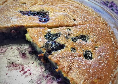 Homemade Blueberry Clafoutis - Ready to Serve