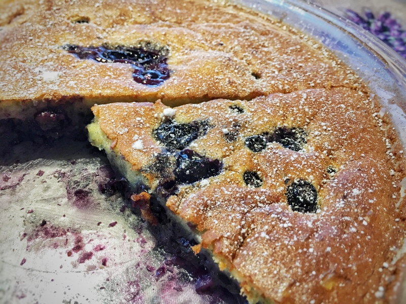 Homemade Blueberry Clafoutis - Ready to Serve