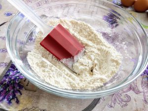 Homemade Gluten-Free Brownies - Mix your Dry Ingredients