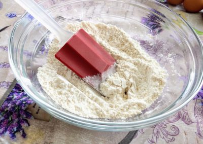 Homemade Gluten-Free Brownies - Mix your Dry Ingredients