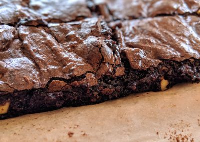 Homemade Gluten-Free Brownies - Ready to Serve