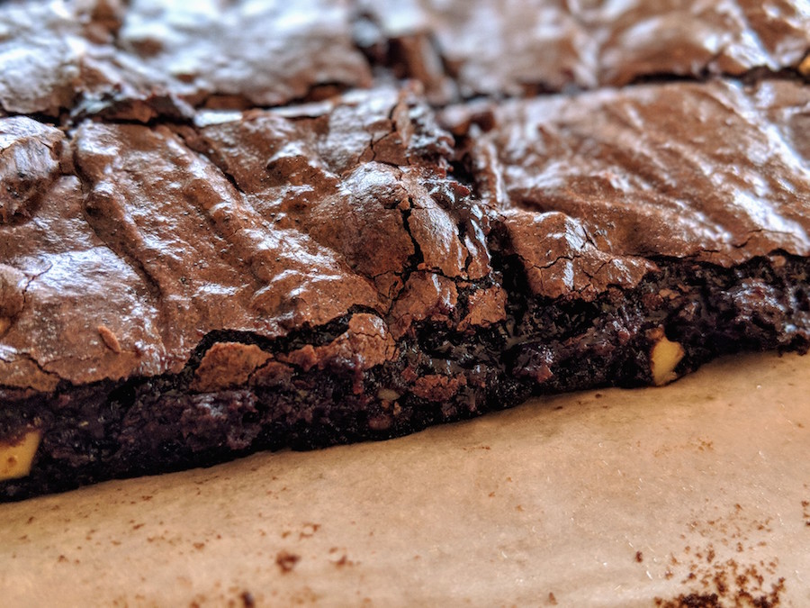 Homemade Gluten-Free Brownies - Ready to Serve
