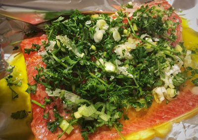 Homemade Chardonnay Salmon - Steam your Salmon