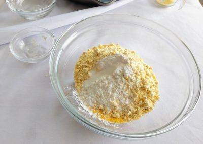 Homemade Cornbread - Mix your Dry & Wet Ingredients Separately
