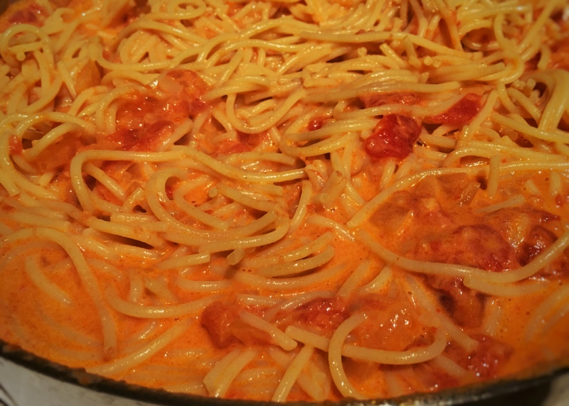 Homemade Creamy Vodka Pasta