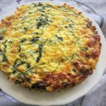 Homemade Crustless Gluten-Free Spinach Quiche- Ready to Serve