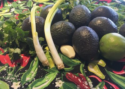 Homemade Guacamole - Ingredients