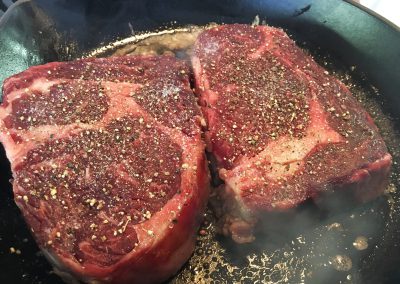 Pan Seared Ribeye - Sear your Steak