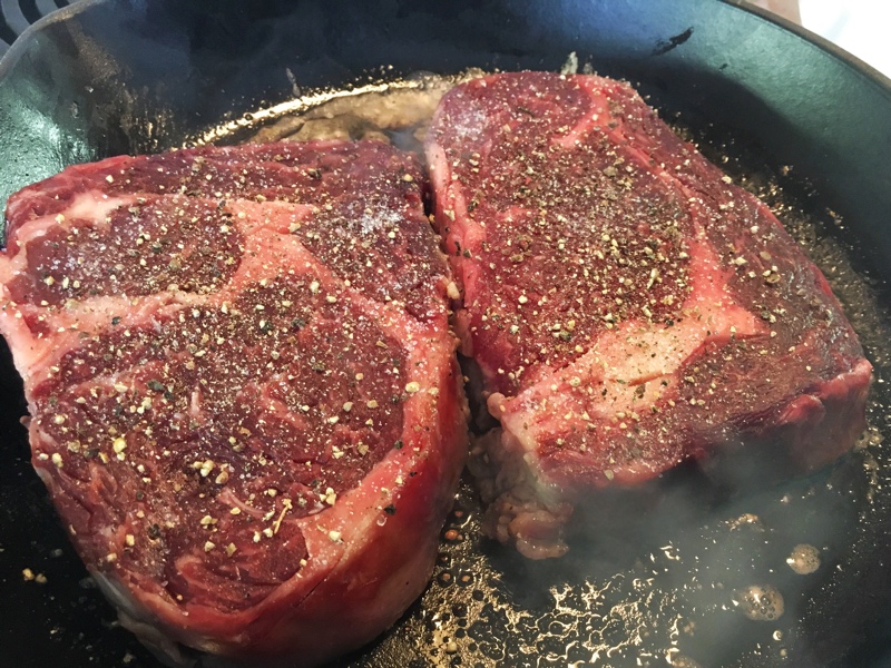 Pan Seared Ribeye - Sear your Steak