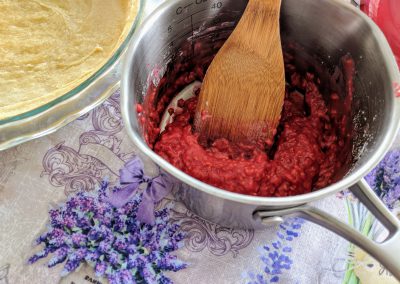 Raspberry Lemon Meringue Pie - Berry Bottom Cooked