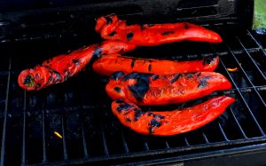 Red Pepper Pasta - Grill the Peppers