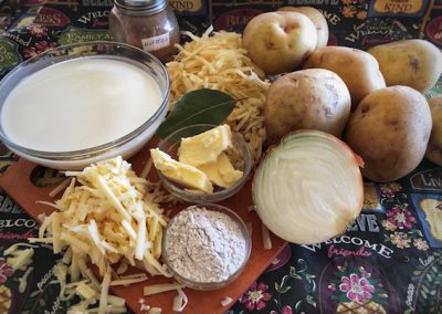 Scalloped Potatoes - Ingredients