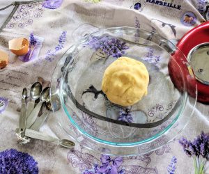 Homemade Gluten Free Shortbread Pie Crust - Press out your Dough