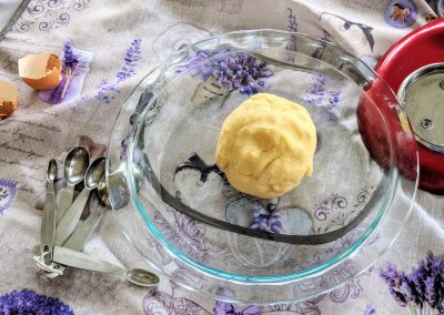 Homemade Gluten Free Shortbread Pie Crust - Press out your Dough