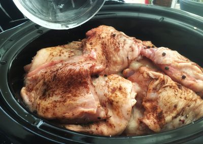 Slow Cooker Chicken Thighs - Into the Slow Cooker