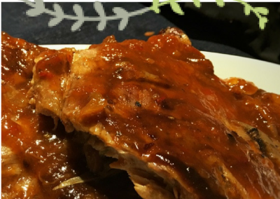 Homemade Slow Cooker Pork Side Ribs