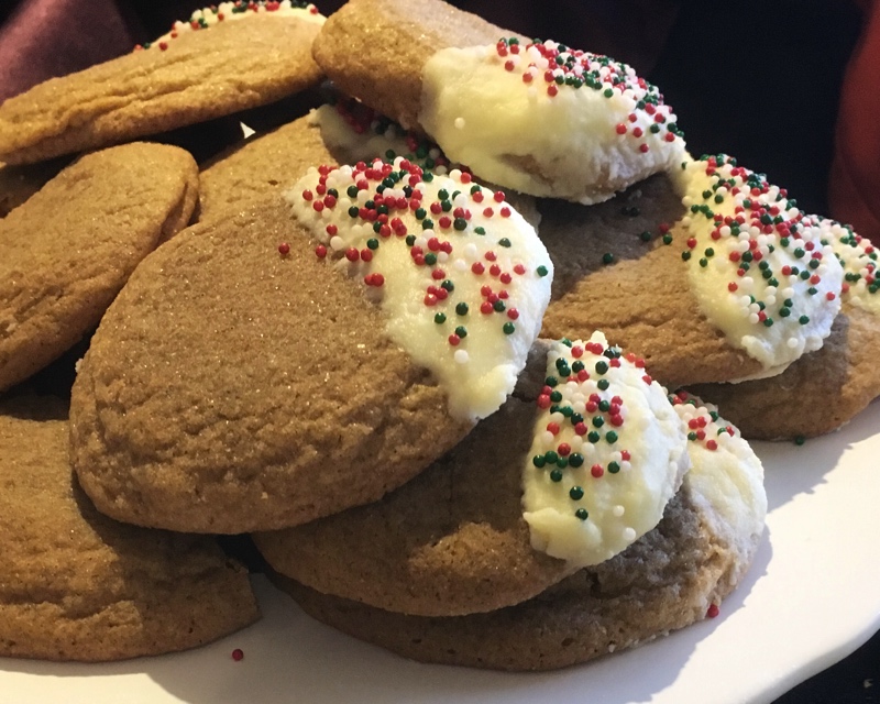Soft & Chewy Gingerbread Cookies - Ready to Serve