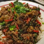 Thai Basil Beef with Eggplant