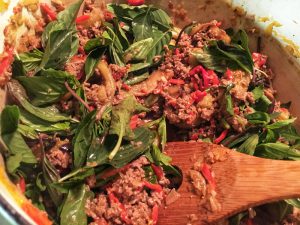 Thai Basil Beef with Eggplant - Cook Beef & Basil